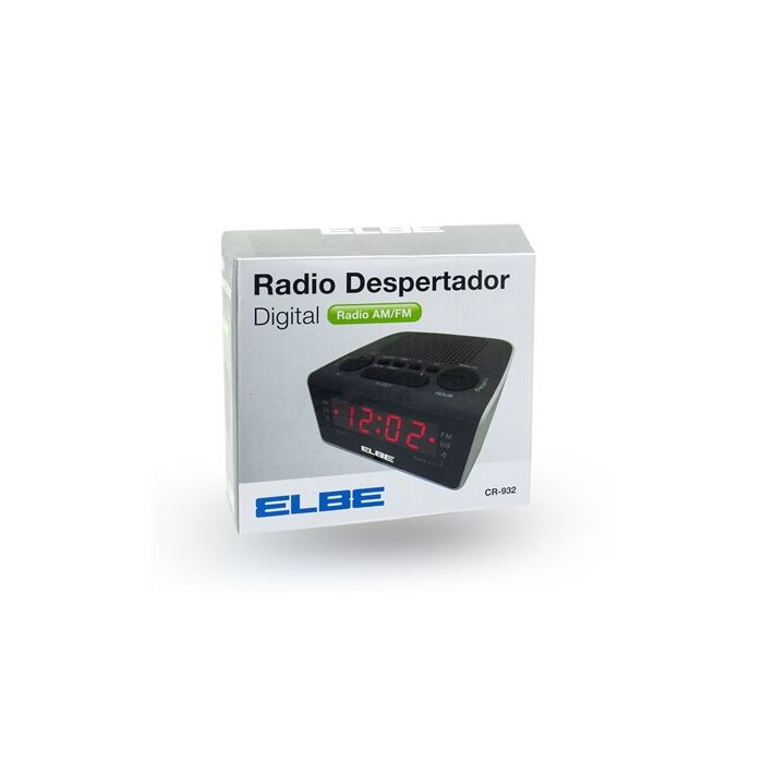 Radio Despertador Digital Radio Am/Fm Pantalla 7Cm ELBE CR-932 6