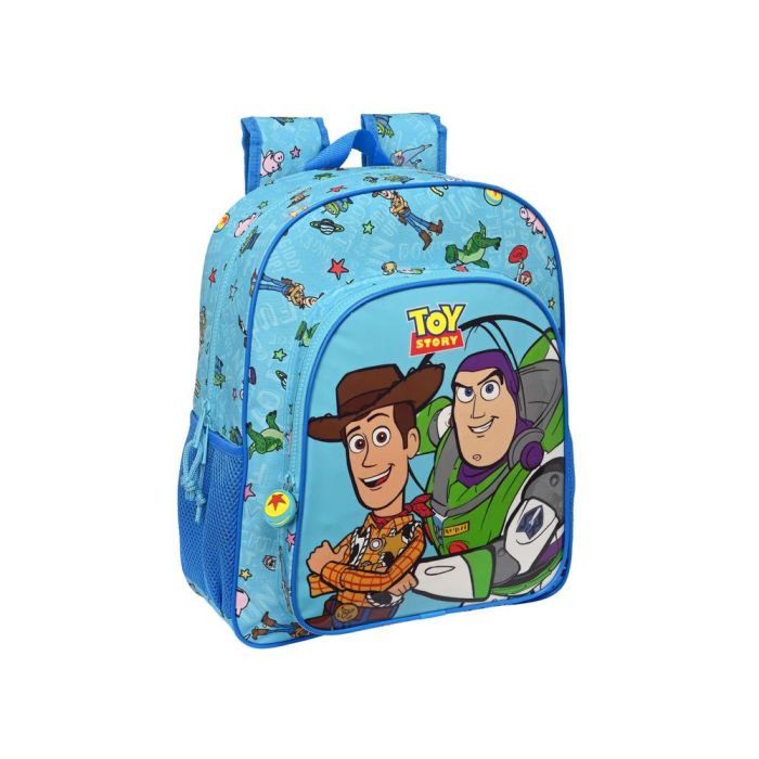 Mochila Escolar Toy Story Ready to play Azul claro (32 x 38 x 12 cm)