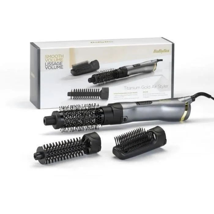Babyliss Cepillo Soplador Titanium Gold AS85TE 800 W 2 Temperaturas Aire Fresco 2