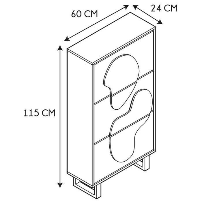 Mueble Zapatero 3 Piezas Calypso Home Deco Factory 6 Mueble Zapatero 3 Piezas Calypso Home Deco Factory 6