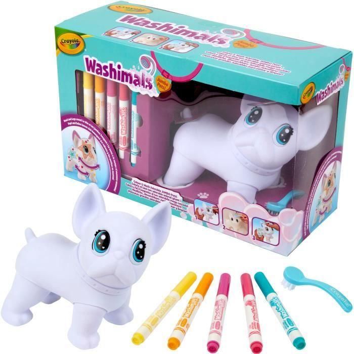 Colorear - CRAYOLA - Washimals Jumbo Dog - ¡Perro gigante lavable para personalizar! niños de 3 años 2