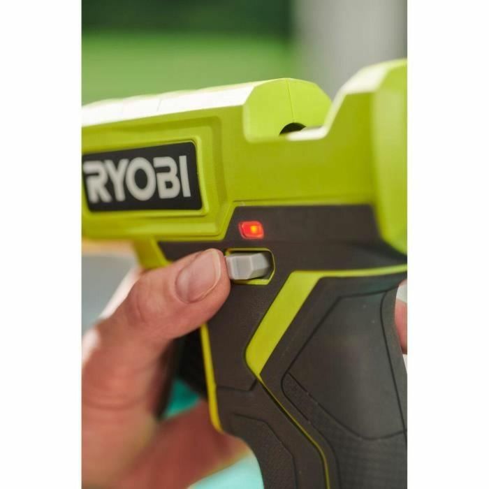 Ryobi RGLU18-0 Pistola de pegamento 18V con indicador de calentamiento y gatillo de velocidad variable, incluye 3 barras. 2 Ryobi RGLU18-0 Pistola de pegamento 18V con indicador de calentamiento y gatillo de velocidad variable, incluye 3 barras. 2