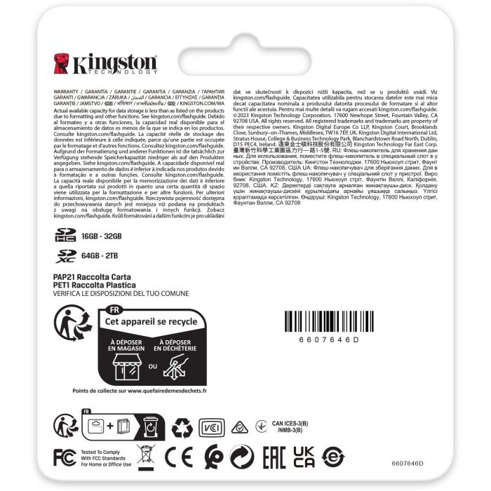 Kingston Canvas React Plus 512 GB SDXC UHS-II Clase 10 SDR2V6/512GB - Velocidad Lectura 280 MB/s, Escritura 150 MB/s 3