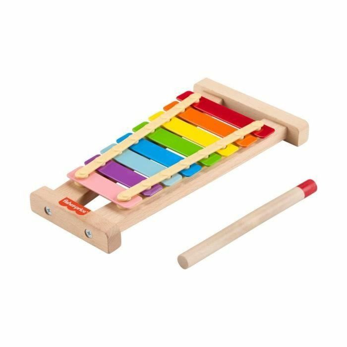 Fisher-Price HXV13 Xilofón de madera, instrumento musical, 2 piezas 4