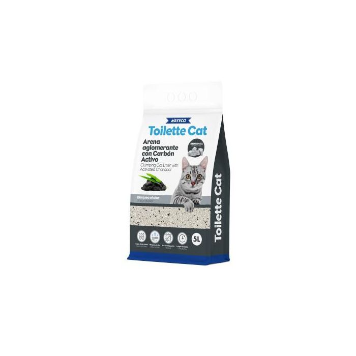 Nayeco Arena Bentonita Toilette Cat Carbon Activo5 L-4,5 kg 1