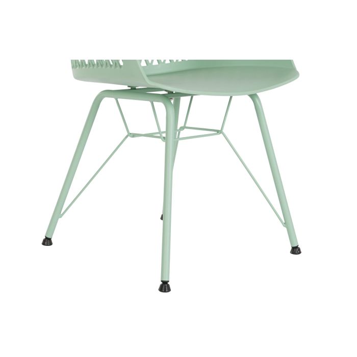 Silla Scandi DKD Home Decor Verde 57 x 80.5 x 57 cm 4