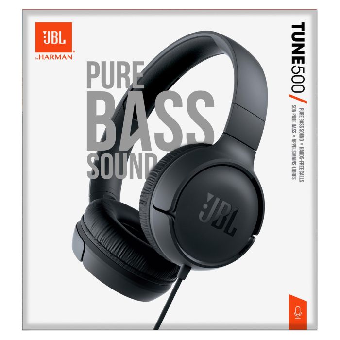 JBL Harman JBL Tune500BLK Auriculares Inalámbricos On-Ear Diadema Plegables Negros 2
