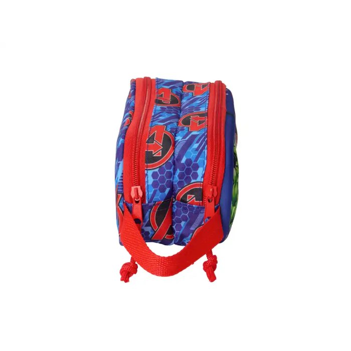 Safta Portatodo Doble 3D Avengers 3D 21x8x6 cm 2