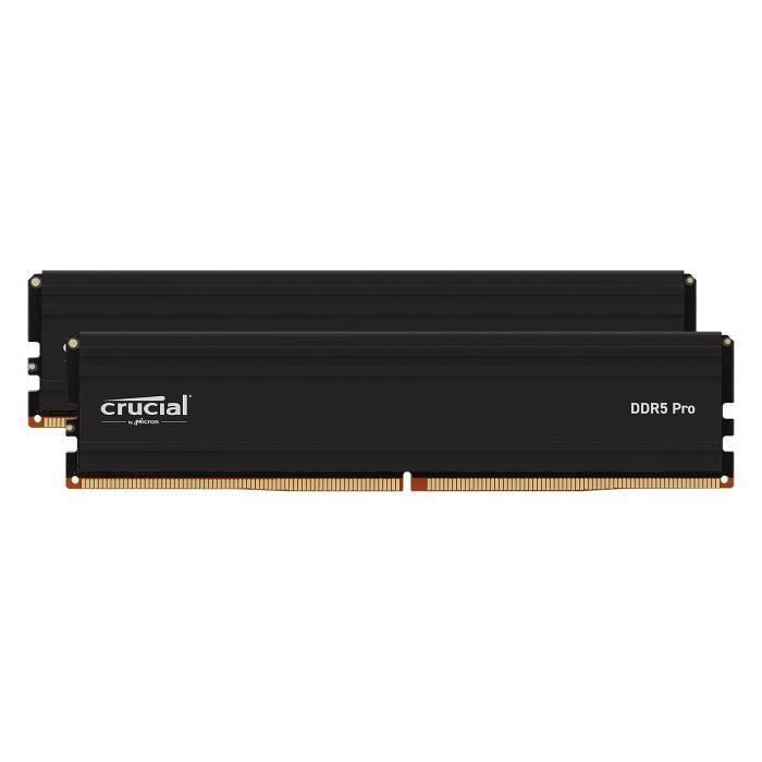 Memoria RAM - CRUCIAL - PRO DDR5 - 96GB (2x48GB) - DDR5-5600 - UDIMM CL46 (CP2K48G56C46U5)