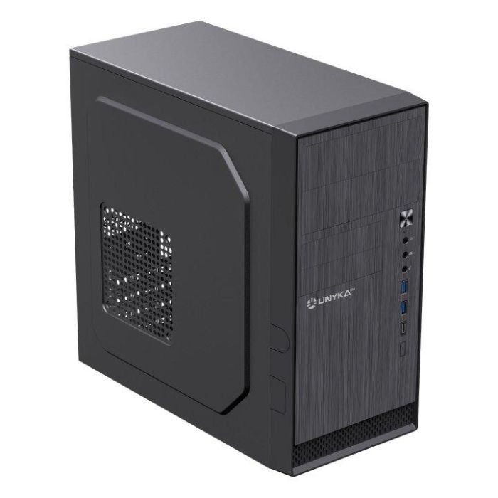 Unykach Aero C12 Caja PC Micro ATX Negra, USB 3.2, USB-C, Acero, ABS, Aluminio Cepillado 4 Unykach Aero C12 Caja PC Micro ATX Negra, USB 3.2, USB-C, Acero, ABS, Aluminio Cepillado 4