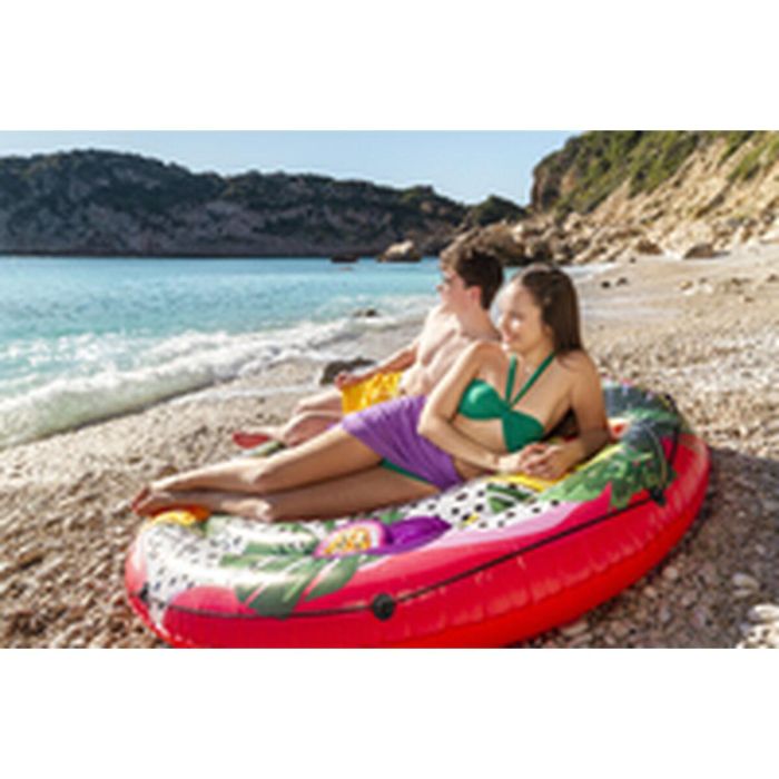 Bestway Isla Flotante Hinchable con Cuerda Fruta de la Pasion D188cm Playa y Piscina 43720 16