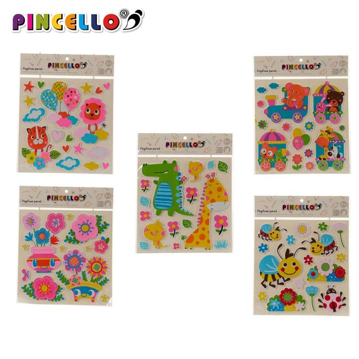 Pegatinas Pared 38X32Cm Variadas Surt 6 Pincello (24 Unidades) 2 Pegatinas Pared 38X32Cm Variadas Surt 6 Pincello (24 Unidades) 2