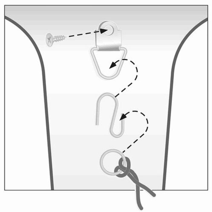 Red de seguridad Trixie Negro 120 × 100 CM 2