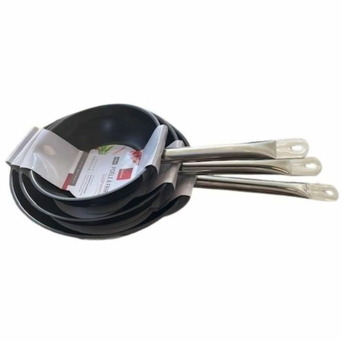 Baumalu BAU3216383527301 Juego de 3 Sartenes de Acero Inoxidable 20, 24 y 28 cm para Gastronomía 0 Baumalu BAU3216383527301 Juego de 3 Sartenes de Acero Inoxidable 20, 24 y 28 cm para Gastronomía 0