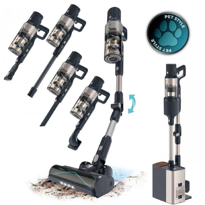 Aspirador Escoba Cecotec Conga Rockstar 5500 Hurricane Station Pet Flex 700 W 0 Aspirador Escoba Cecotec Conga Rockstar 5500 Hurricane Station Pet Flex 700 W 0