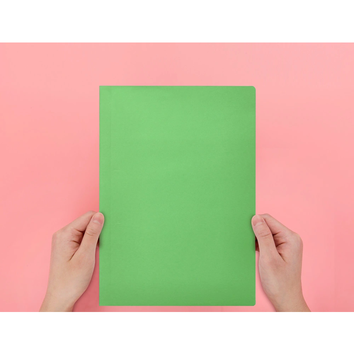 Liderpapel Subcarpeta Folio Verde Intenso 180g/m2 8