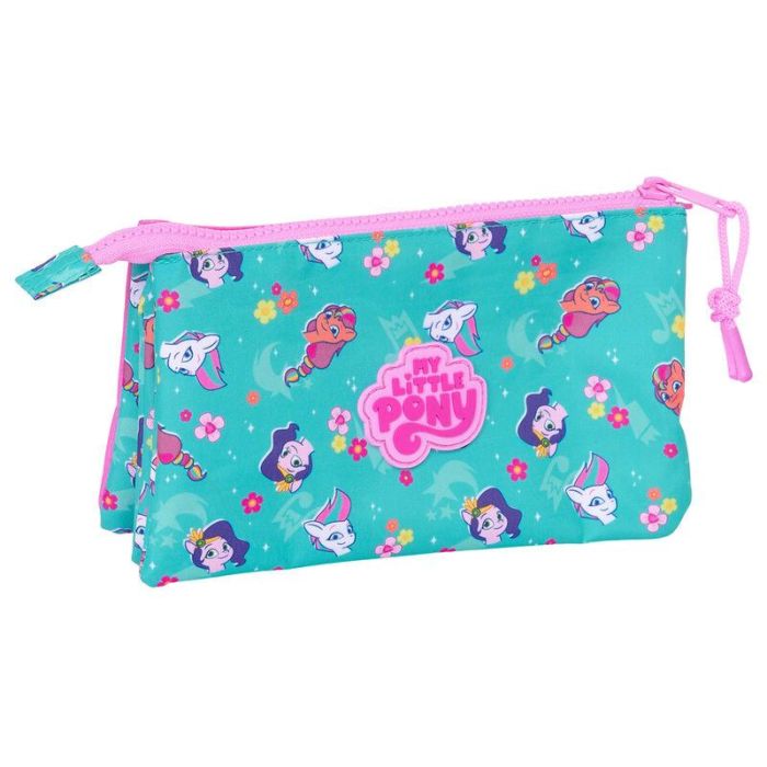 Safta Bolso Escolar Portatodo Triple My Little Pony Magic 120x220x30 mm 1 Safta Bolso Escolar Portatodo Triple My Little Pony Magic 120x220x30 mm 1