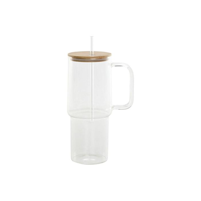 Mug Basicos DKD Home Decor Transparente 10 x 24.5 x 15 cm Mug Basicos DKD Home Decor Transparente 10 x 24.5 x 15 cm
