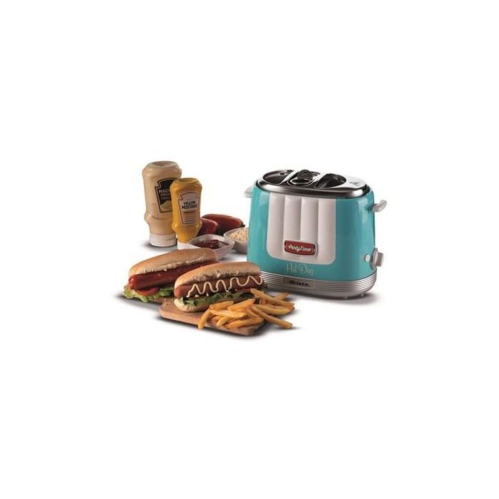 Ariete 206/01 Máquina de Hot Dog Party Time Azul - Diseño Exclusivo, Rápida y Fácil de Usar 3 Ariete 206/01 Máquina de Hot Dog Party Time Azul - Diseño Exclusivo, Rápida y Fácil de Usar 3