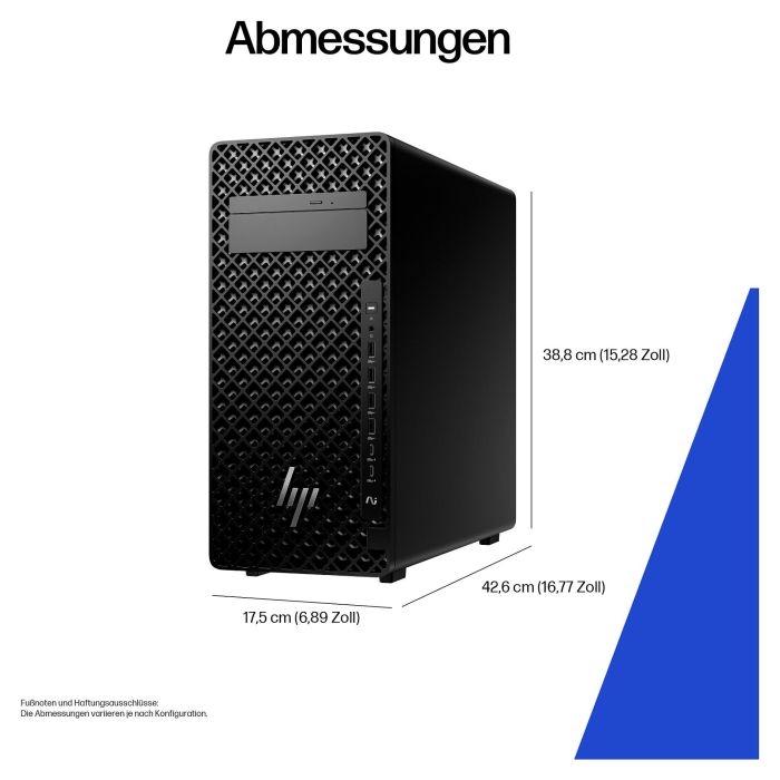 HP Z2 TWR G1i U9285 Workstation PC 32GB RAM 1TB SSD Germany - German localization 7