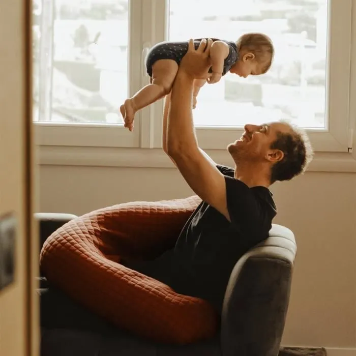 Beaba BEA3660950076004 Big Flopsy Flor de Algodón Ladrillo 170 cm 2