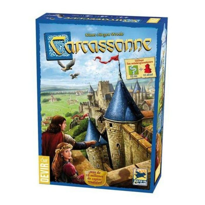 Juego carcassonne basico ¡crea tu propio territorio!