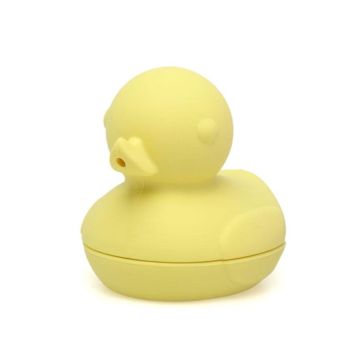 KioKids Patito de Silicona Desmontable para Baño Bebés Antimohos, Suave y Fácil de Limpiar. Juguete Amarillo para +4 Meses (9 cm) 1