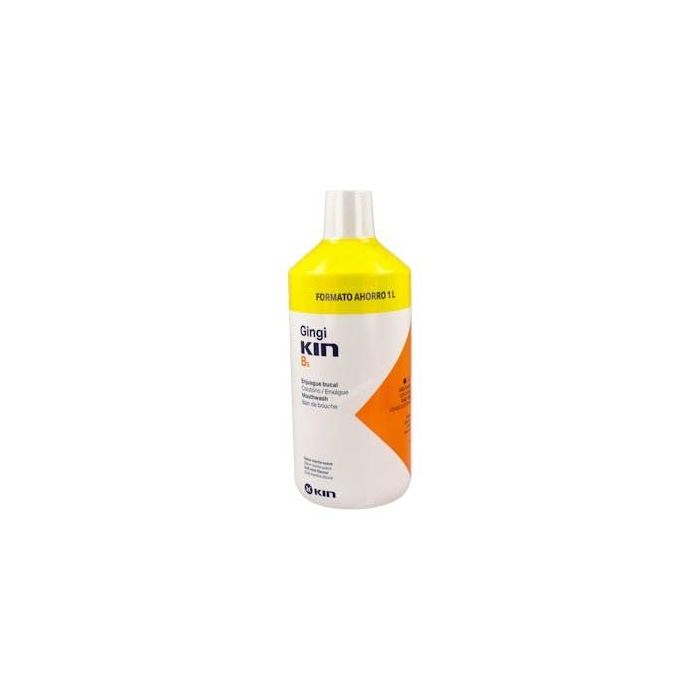 Kin GingiKIN B5 Enjuague Bucal 1000 ml | Control Biofilm Antiplaca, Fortalece Encías, Previene Caries con B5, B3 y Flúor.