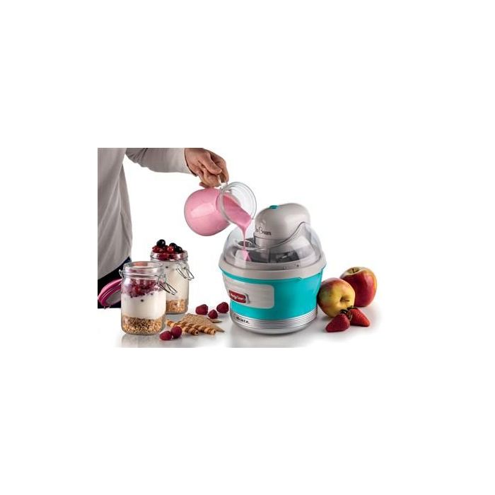 Ariete 643/01 Heladera Eléctrica Party Time Azul, Diseño Exclusivo, 1.5L, Hace Helados en 30 Minutos 2 Ariete 643/01 Heladera Eléctrica Party Time Azul, Diseño Exclusivo, 1.5L, Hace Helados en 30 Minutos 2