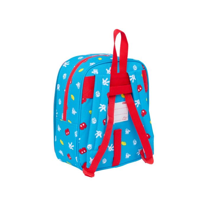 Mochila Infantil Mickey Mouse Clubhouse Fantastic Azul Rojo 22 x 27 x 10 cm 1