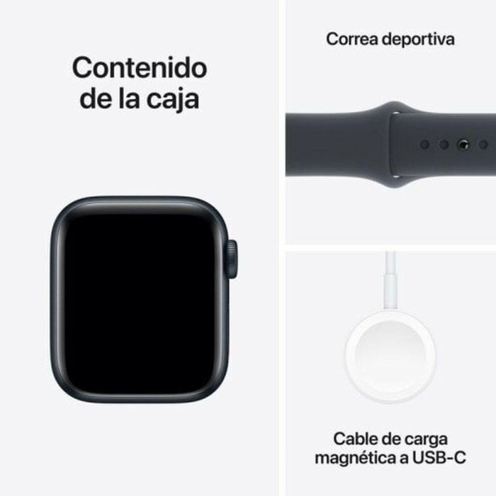 Apple Watch SE 3rd V2/ GPS/ Cellular/ 40mm/ Caja de Aluminio Medianoche/ Correa Deportiva Medianoche S/M 2 Apple Watch SE 3rd V2/ GPS/ Cellular/ 40mm/ Caja de Aluminio Medianoche/ Correa Deportiva Medianoche S/M 2