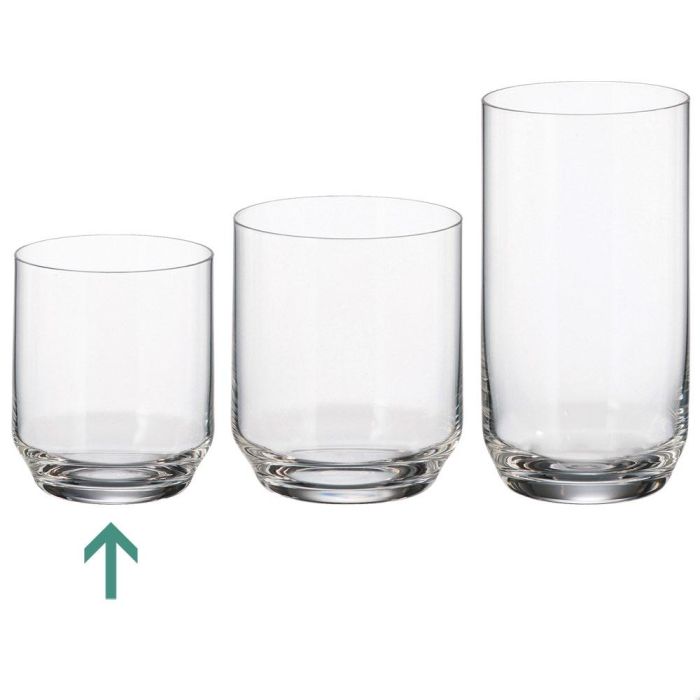 Vaso 230 Ml Mm Crystalite altura 85 diámetro 70 (6 Unidades) 1