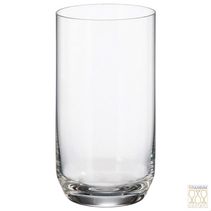 Vaso Alto 400 Ml Mm Crystalite altura 135 diámetro 70 (6 Unidades)