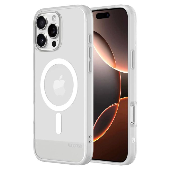 Incase INPH190404-CLR Funda Slim Translúcida Compatible con MagSafe y Antibacteriana para Apple iPhone 16 Pro Max