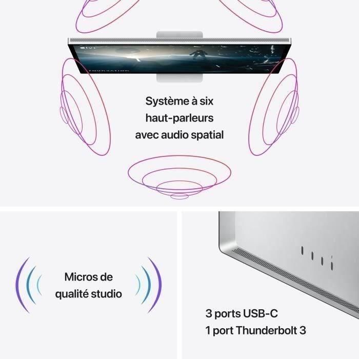 Apple - Pantalla de estudio - Cristal estándar - Kit de montaje VESA (soporte no incluido) 5