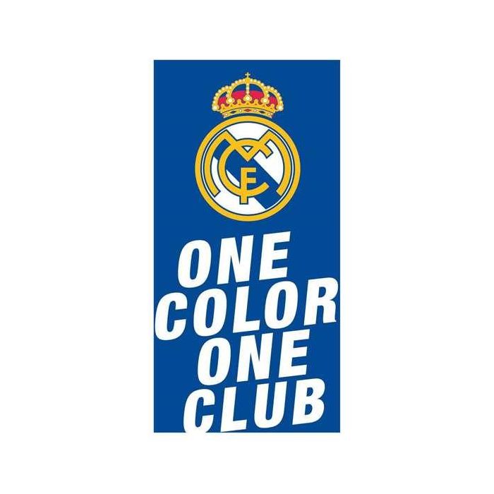 Real Madrid Toalla de Algodón azul 70x140 cm para Niños Real Madrid Toalla de Algodón azul 70x140 cm para Niños