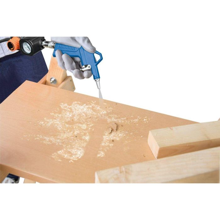 Scheppach Compresor portátil AIR CASE 2L 1100W 8 bares con 12 accesorios, pistola de aire y manija de inflado 4 Scheppach Compresor portátil AIR CASE 2L 1100W 8 bares con 12 accesorios, pistola de aire y manija de inflado 4