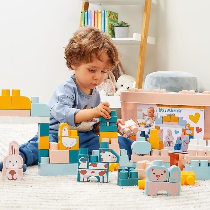 Ecoiffier ECO3280250079804 Barril de Ladrillos Set de Construcción Granja 55 Piezas +12 Meses 1 Ecoiffier ECO3280250079804 Barril de Ladrillos Set de Construcción Granja 55 Piezas +12 Meses 1