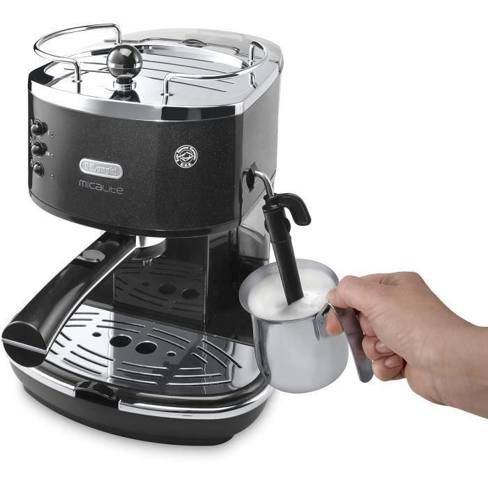 De'Longhi ECO 311.BK Máquina Café Espresso Icona Classic 15 bar 1100W Depósito 1.4L Caldera Inox Negro 2 De'Longhi ECO 311.BK Máquina Café Espresso Icona Classic 15 bar 1100W Depósito 1.4L Caldera Inox Negro 2
