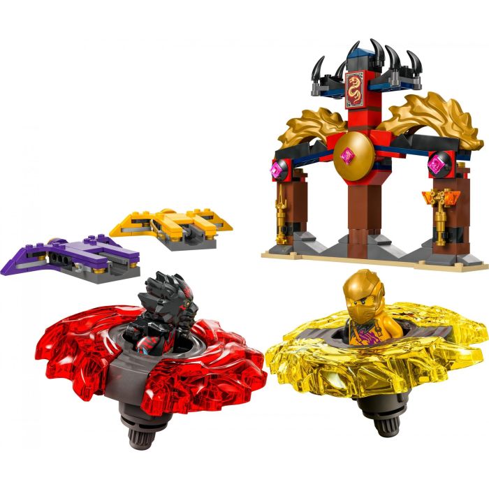 LEGO 71826 Ninjago Pack Combate Spinjitzu del Dragón con Minifiguras Arin y Ras y Spinners 1 LEGO 71826 Ninjago Pack Combate Spinjitzu del Dragón con Minifiguras Arin y Ras y Spinners 1