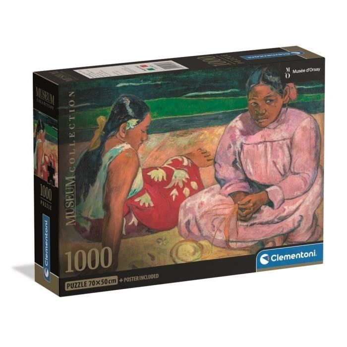CLEMENTONI - Compacto 1000 piezas - Gauguin: Mujeres de Tahití CLEMENTONI - Compacto 1000 piezas - Gauguin: Mujeres de Tahití