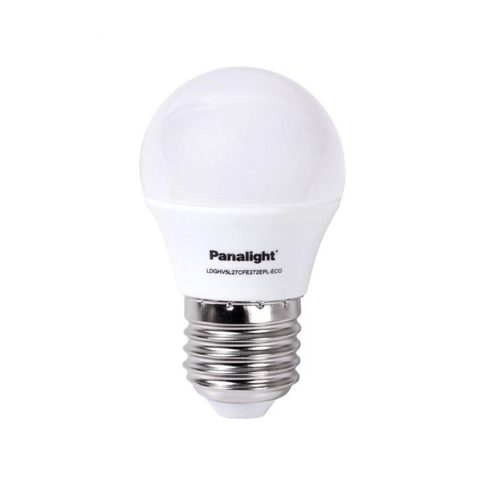 Lámpara Led Esférica Frost E27 De 4W 2700K Pack De 4 PANASONIC-PANALIGHT LDGHV5L27CFE272EPL-ECO-4x 1