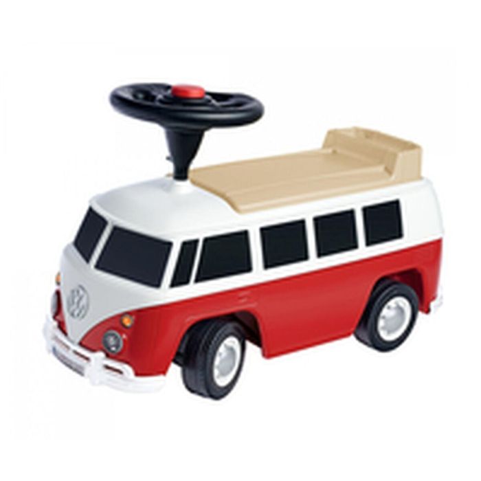 Smoby - Volkswagen Van Transporter Red - Caja de almacenamiento + Volante - 26L x 30l x 60H - A partir de 18 meses 6