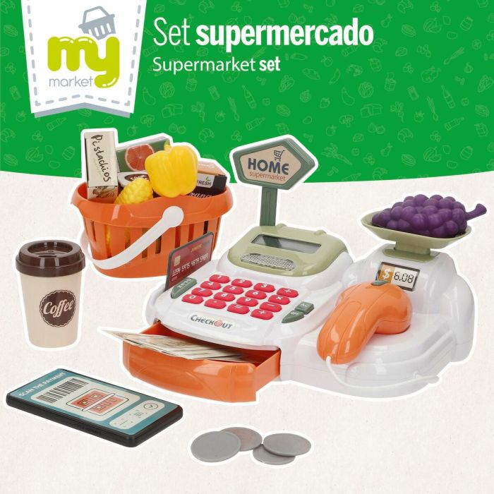 Caja Registradora de Juguete Colorbaby 23 x 14 x 17 cm 4 Unidades 3 Caja Registradora de Juguete Colorbaby 23 x 14 x 17 cm 4 Unidades 3