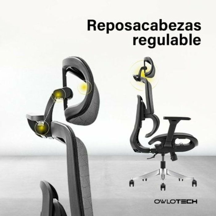 Silla de Oficina Owlotech Negro 3