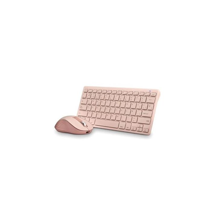 Teclado y Ratón NGS FANTASYKITPINK Qwerty Español Rosa Teclado y Ratón NGS FANTASYKITPINK Qwerty Español Rosa