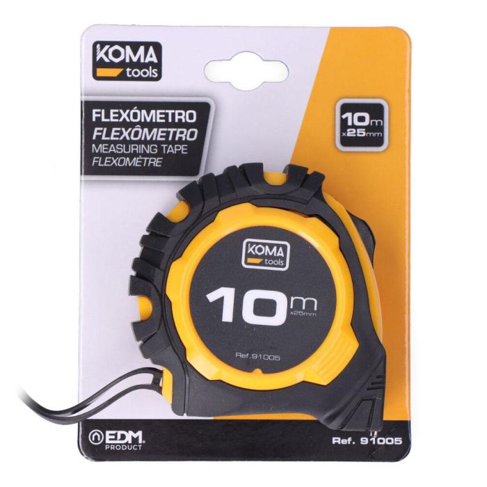 Flexómetro 10m x 25mm abs standard koma tools 4