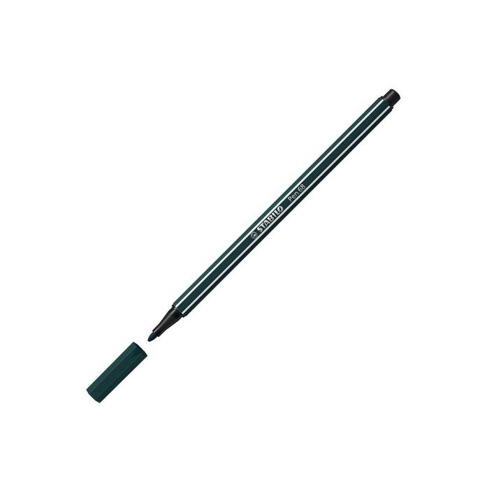 Stabilo Rotulador Pen 68 Verde Tierra Caja 10 Ud 2