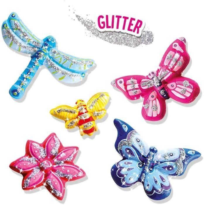 Moldear y pintar - Mariposa y purpurina - SES CREATIVE - Molde grande, 6 colores de pintura, pincel, purpurina y escayola 3 Moldear y pintar - Mariposa y purpurina - SES CREATIVE - Molde grande, 6 colores de pintura, pincel, purpurina y escayola 3