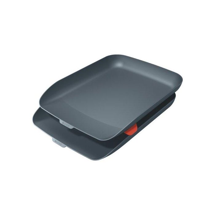 Bandeja Sobremesa Leitz Cosy Gris Set De 2